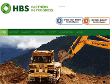 Tablet Screenshot of hbsmachinery.com